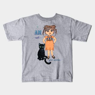 Girl with Panther Kids T-Shirt